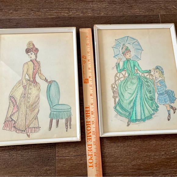 Vintage Fashion Illustration Prints - Picture 6 of 11